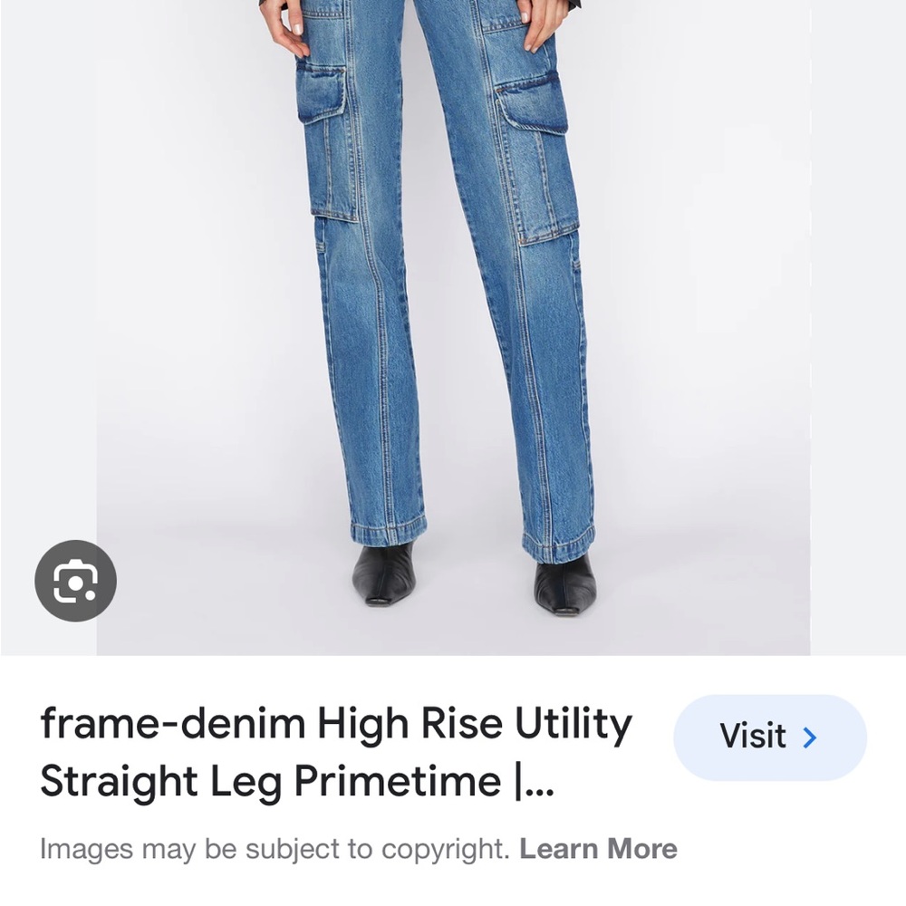 FRAME brand cargo jeans